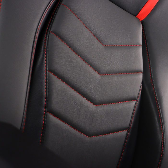 Ігрове крісло / Офісне крісло GAMEBREAKER POLARYS I Leatherette Grey / Red HJH OFFICE