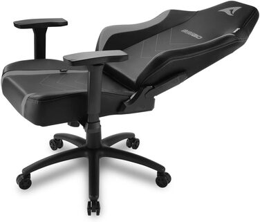 Ігрове крісло Sharkoon Skiller SGS20, штучна шкіра, чорне/сіре, стандартний розмір