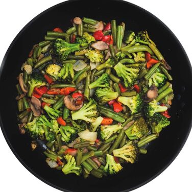Вок KitchenCraft Pure Oriental з вуглецевої сталі з антипригарним покриттям, 20 см