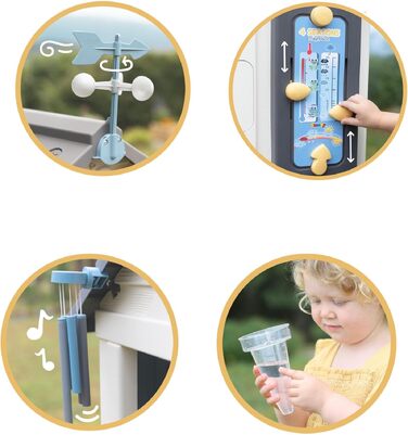 Дитячий будиночок Smoby Life 4 Сезони 103x122x143 см - для ігор та навчання про погоду та пори року, від 2 років