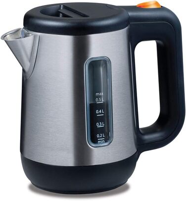 Електричний чайник Kenwood Mini 0WJKM07602, 0.5 л, нержавіюча сталь, срібний