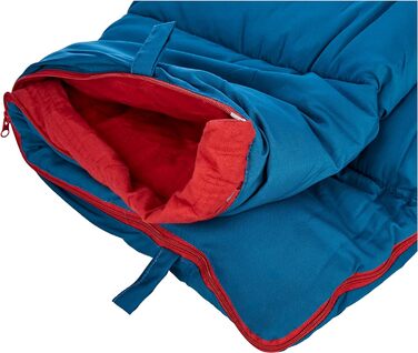 Спальний мішок McKINLEY Camp Flanelle 195R, чорний, фланель