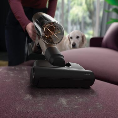 Насадка для прибирання шерсті тварин AEG AZE155 PetPro+ для диванів та автомобіля, глибоке очищення, чорна, сумісна з акумуляторними пилососами AEG 8000