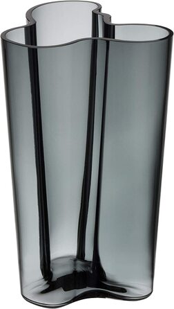 Ваза Iittala Aalto 251 мм сіра, скляна, дизайнерська