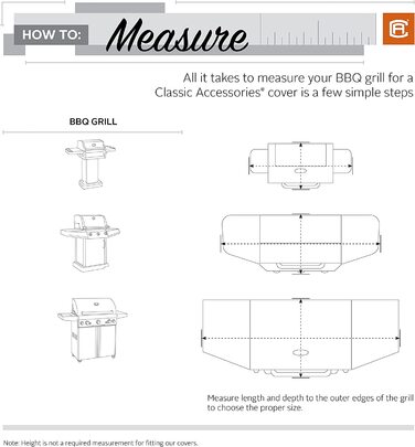 Чохол для гриля Classic Accessories Veranda, водонепроникний, для малих BBQ-грилів, 97x56x112 см, колір Pebble/Bark/Earth