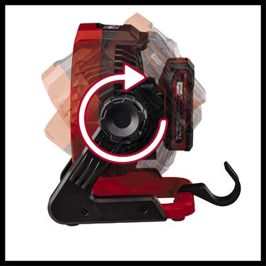 Акумуляторний вентилятор Einhell GE-CF 18/2200 Li-Solo Power X-Change, 18 В, 3 швидкості, Li-Ion, поворот 360°, без акумулятора та зарядного пристрою