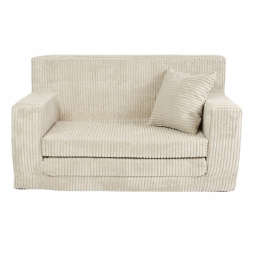 Диван Fortisline Rosalia 83 x 112 см, вельвет, бежевий