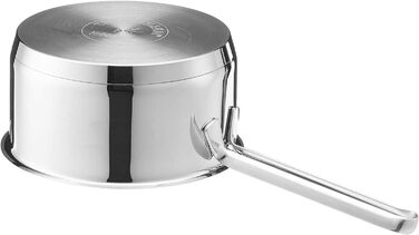 Каструля WMF Provence Plus 16 см з кришкою, 1,4 л, для індукції, нержавіюча сталь, без покриття, підходить для духовки