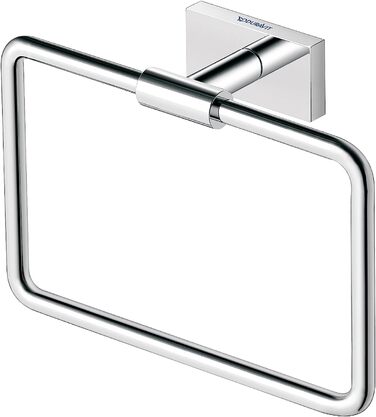 Кільце для рушника Duravit Karree, настінне, хром, 20x6 см