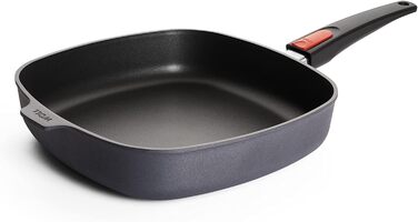 Сковорода квадратна Woll Diamond Lite 28x28 см, алюмінієва, антипригарна, знімна ручка, для газу, електро, галогену, духовки