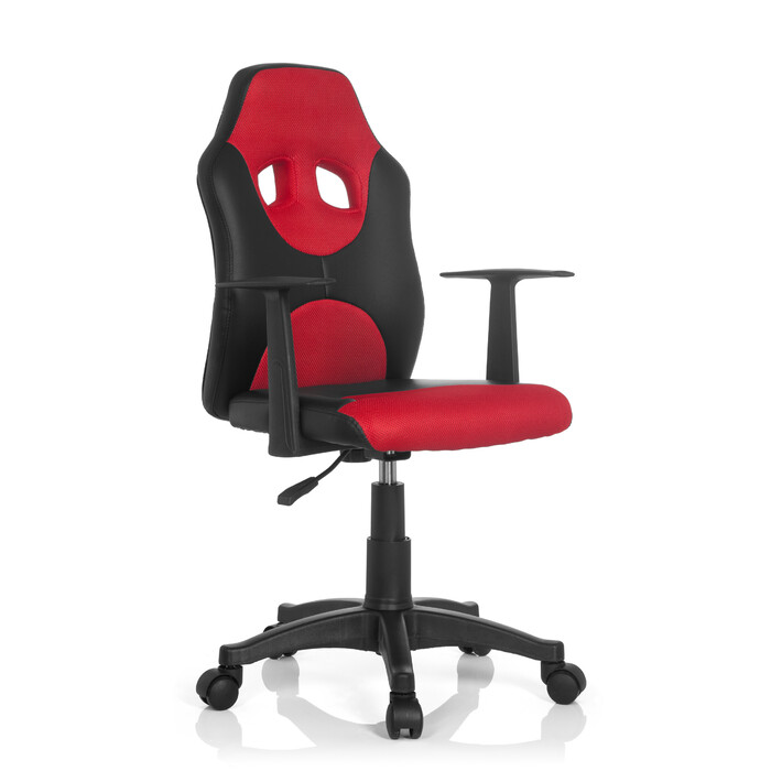 Дитячий письмовий стілець / дитячий стілець KID GAME AL чорний червоний hjh OFFICE