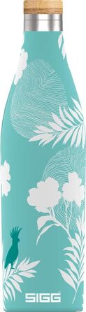 Термос-бутилка SIGG Meridian Sumatra Birds 0.5 л, нержавійка, бамбукова кришка, герметична, BPA-free