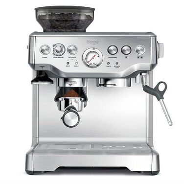 Кавомашина Sage Barista Express з вбудованим млином та капучинатором - еспресо, лате, капучино (нержавіюча сталь)