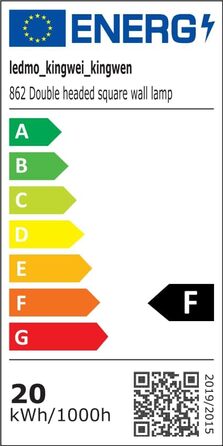 LEDMO LED настінний світильник 30W для внутрішніх і зовнішніх робіт, регульований світловий потік, тепле біле світло 3000K, IP65, чорний