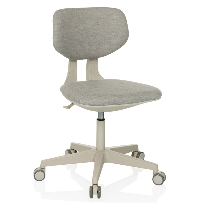 Дитячий письмовий стілець / дитячий стілець KID CLASSIC тканина сірий hjh OFFICE