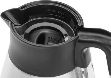 Електрочайник і термокувшин Gastroback 42426 Design Advanced Thermo 1,7 л, 2200 Вт, нержавіюча сталь, Cool Touch, сріблясто-чорний