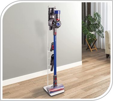 Підлогова стійка-органайзер PureMounts для пилососів Dyson V6/V7/V8/V10/V11/V12/V15, біла