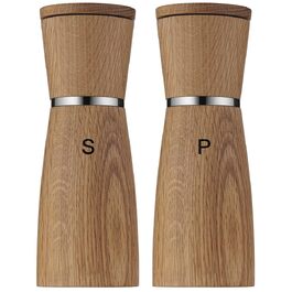 Набір млинків для солі та перцю WMF Ceramill Nature, 2 предмети, керамічний механізм, дерево, 17,9 см