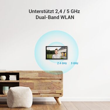 EZVIZ HP5 Wi-Fi відеодомофон з камерою, водостійкий дзвінок, двосторонній аудіозв'язок, 7