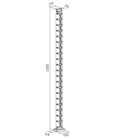 Органайзер для кабелю OfficePro CM630W White