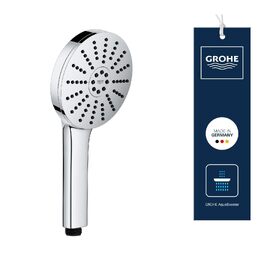 Душова лійка GROHE Vitalio Joy 120 з функцією Boost та AquaBooster, 3 режими струменя, економна (8 л/хв), хром, 1348640000