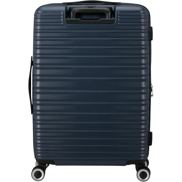 Набір валіз American Tourister Aerotech (3 шт.): ручна, середня, велика, розширювана, з TSA-замком, блакитний (Металевий Navy)