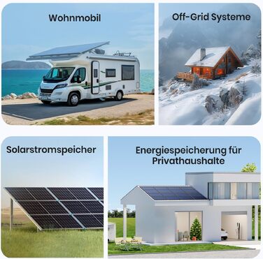 LiFePO4 акумулятор VATRER POWER 12V 300Ah з системою самопідігріву (LN5, 100Ah)