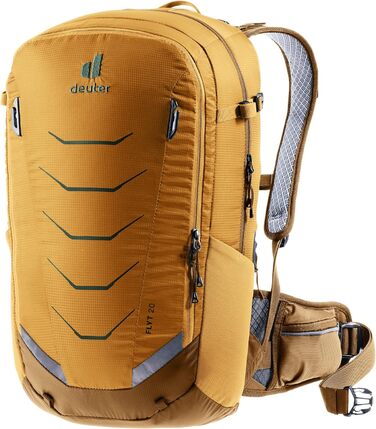 Рюкзак Deuter Flyt 20 для велосипедистів з захистом, кориця-мигдаль, 20 л