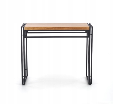 Консольний столик Halmar Bolivar KN1, 90x35x76 см, золотий дуб