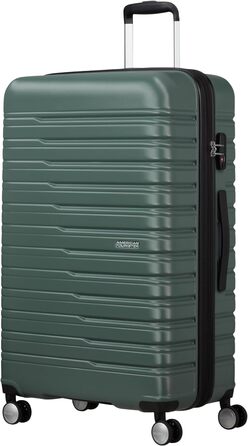 Валіза American Tourister Flashline Spinner L 78 см, 100/109 л, зелена (Dark Forest), жорсткий корпус