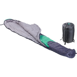 Спальний мішок Semptec Urban Survival Technology мумія для кемпінгу, 3-сезонний, 400 г/м², 230x85x70 см, компактний, для намету і туристичних походів