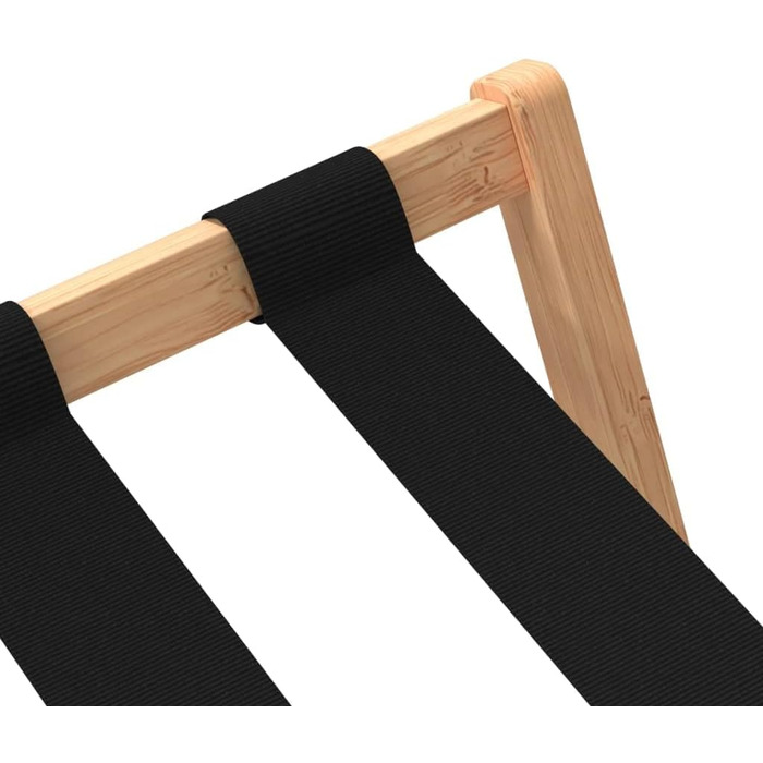 Багажниця для валіз vidaXL з бамбука, 68,5x38x58 см