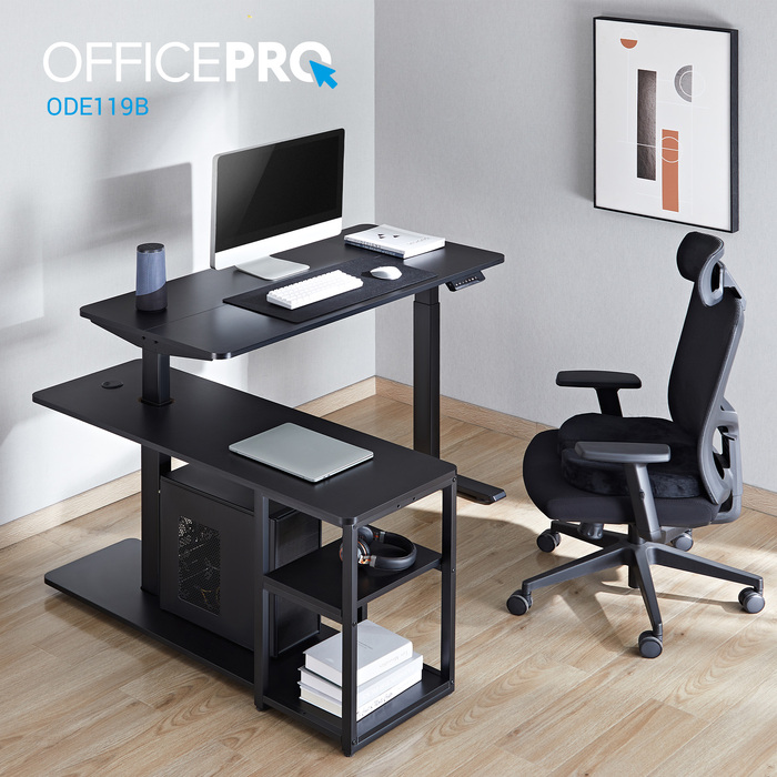 Комп’ютерний стіл з електрорегулюванням висоти OfficePro ODE119B
