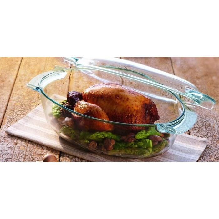 Жароміцна форма для запікання Pyrex Classic 5,8 л 38x23 см, скляна