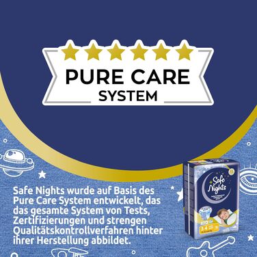 Нічні трусики Babylino Safe Nights для хлопчиків 8-13 років (30-48 кг), підгузки на ніч, 84 шт.