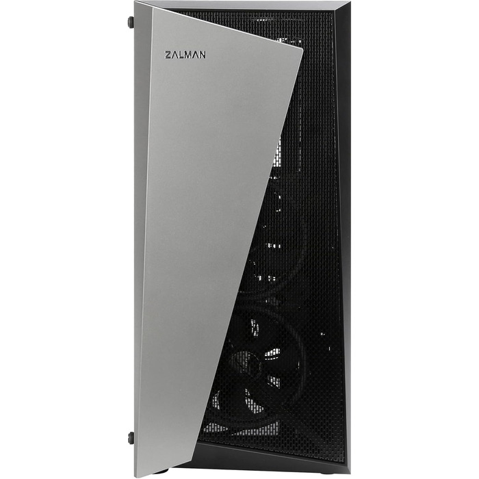 Корпус для ПК Zalman S4 Plus Mid Tower ATX, акрилова панель, 3x RGB 120мм вентилятори, чорний