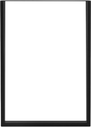 Набір з 2 металевих ніжок для столу ML-Design 50x71,5 см, прямокутна форма, чорна порошкова фарба, індустріальний стиль, для обіднього чи письмового столу, металеві ніжки для меблів, DIY-проекти