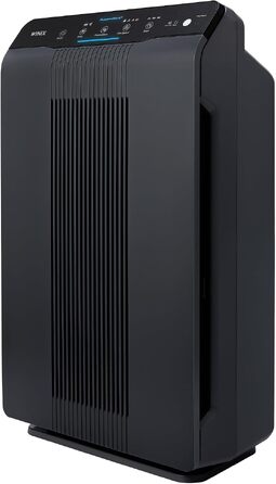 Очищувач повітря Winix 5500-2 для алергіків та курців, PlasmaWave, CADR 390м³/год, до 99м², датчик якості повітря, авто- та нічний режими, чорний