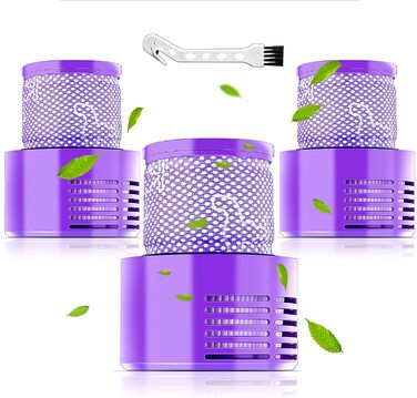 Набір з 3 фільтрів для пилососа Dyson Gen5 Detect/Outsize, змінні HEPA фільтри для бездротових пилососів Dyson SV23, SV24, Gen5 Detect Fluffy