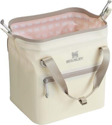 Сумка-холодильник Stanley 1913 All-Day Julienne Maxi Cooler, 7.0 л, кремова (100% перероблений поліестер, з ручкою та ременями)