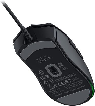 Ігрова миша Razer Cobra — легка дротова миша з Chroma RGB, оптичними перемикачами 3-го покоління, вага 57 г, чорна