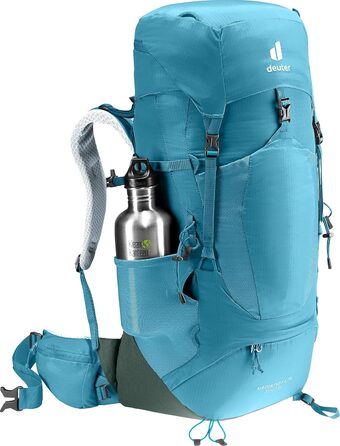 Рюкзак для трекінгу Deuter Aircontact Lite 35+10 SL для жінок, легкий, Lagoon-ivy, 35+10 л