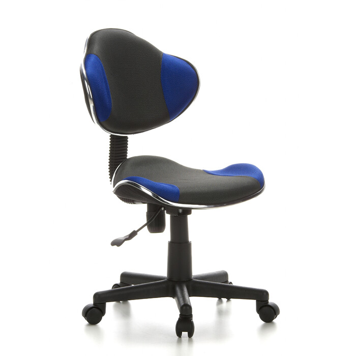 Дитяче письмове крісло KIDDY GTI-2, оббивка тканина, сіро-блакитне, hjh OFFICE