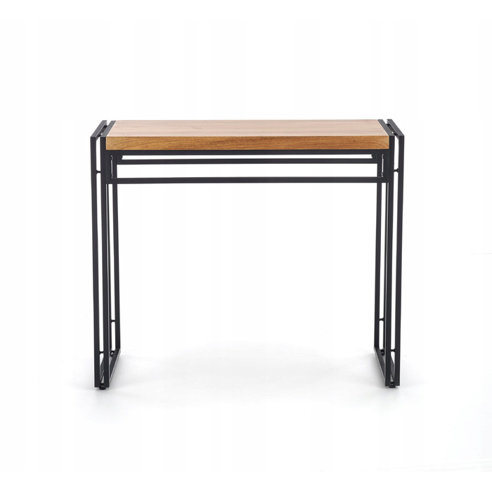 Консольний столик Halmar Bolivar KN1, 90x35x76 см, золотий дуб