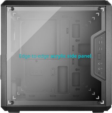 Корпус для ПК Cooler Master MasterBox Q300L, Micro-ATX/Mini-ITX, USB 3.0, прозоре бокове вікно