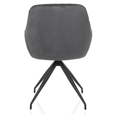 Стілець обідній ELVERUM Velvet Grey hjh LIVING