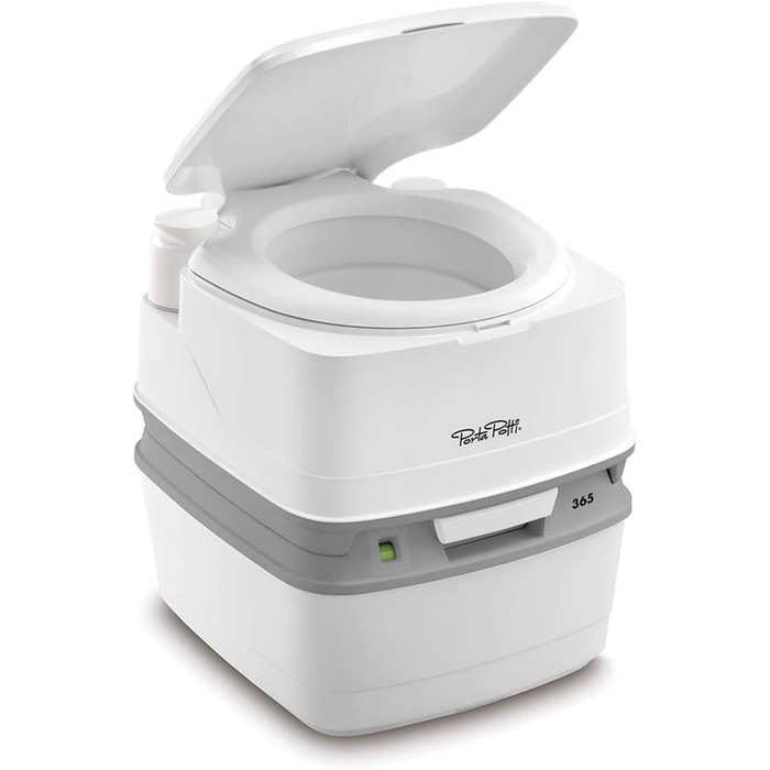 Портативна туалет Thetford Porta Potti 365 Qube, біла, 414x383x427 мм