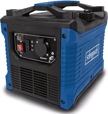 Генератор бензиновий Scheppach SG1600i інверторний, 2000W, 2 розетки 230V, 2 USB, 64dB