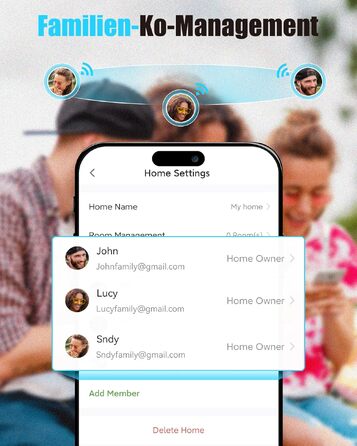Таймер для поливу RainPoint WiFi, автоматична система поливу з латунним входом, режим циклу/замочування, керування через Smart APP (2.4 GHz WiFi/Bluetooth) для газону та саду