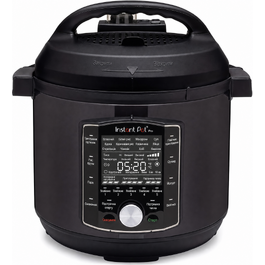 Мультиварка Instant Pot Pro 10-в-1, 5,7 л, 1200 Вт, електрична, швидковарка, рисоварка, пароварка, для йогурту, стерилізатор, Sous Vide, чорна нержавійка